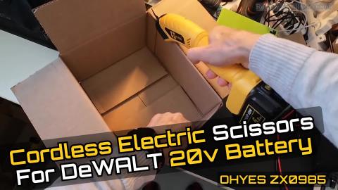 OHYES ZX0985 Cordless Electric Scissors Review — DeWALT...