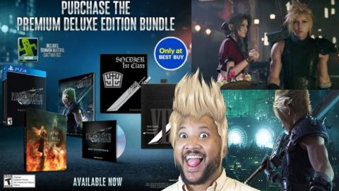 Dre Unboxes The Final Fantasy 7 Remake Deluxe Edition...K...