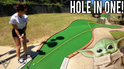 The Mini Golf Hole In One Luck Here Is Insane! - Part 2