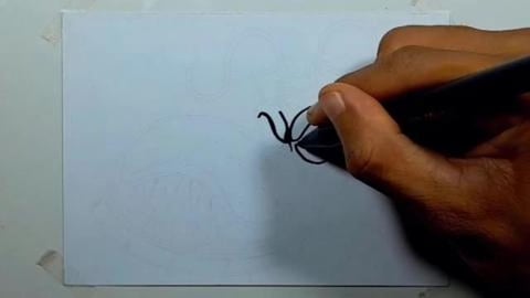 Drawing Grafiti MONSTER SHOE shorts