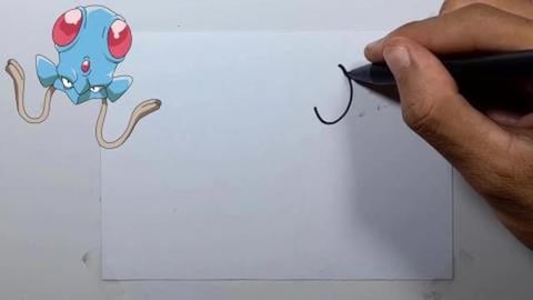 Drawing Pokemon TENTACOOL shorts