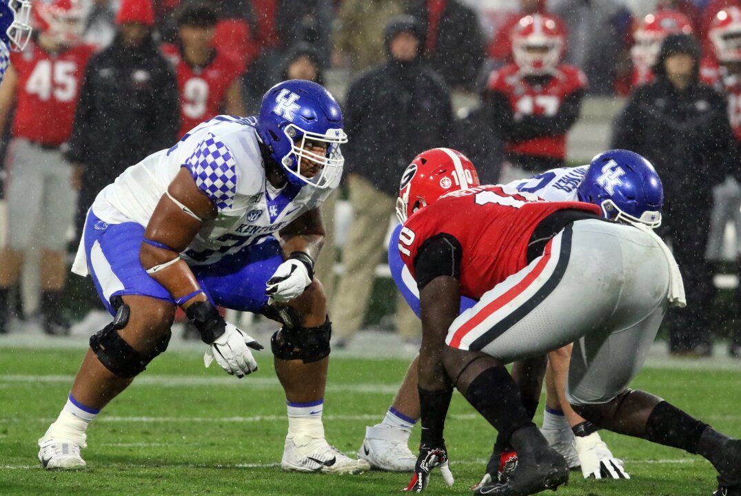 70 days until Kentucky Football! . #70 Darian Kinnard (OT)