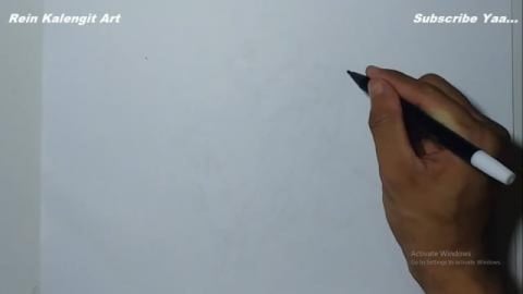 Drawing Graffiti letter V