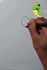 Drawing Pokemon Caterpie