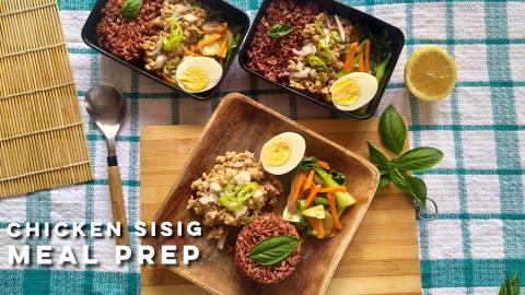 High Protein Meal Prep Recipe | Chicken Sisig Meal | Heal...