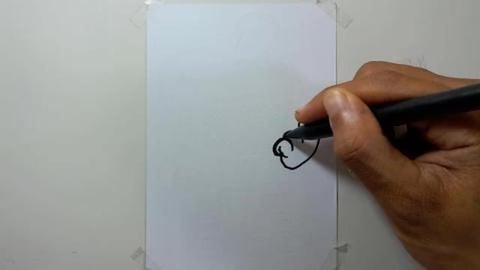 Drawing graffiti audio devill