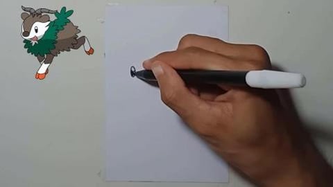 Drawing Pokemon SKIDDO #shorts
