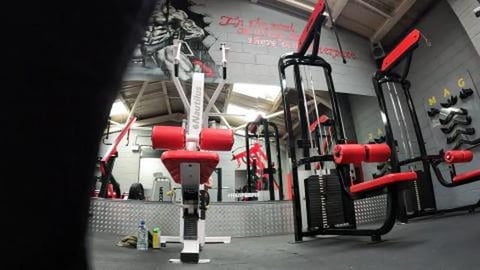 Bodybuilding gym! Back workout