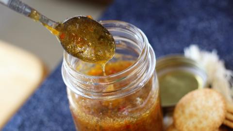 Jalapeno Pepper Jelly |  It's Only Food with Chef John Po...