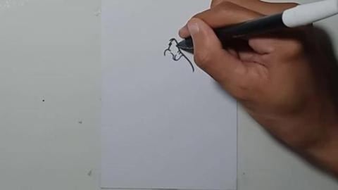 Drawing Graffity Character GRIM REAPER shorts