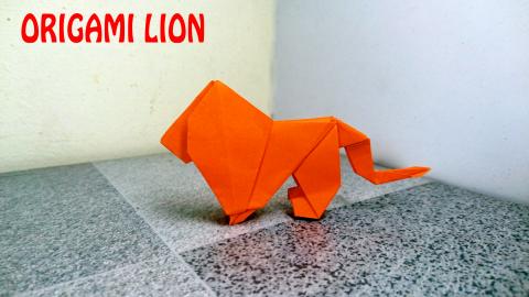 LION | PAPER LION | Origami tutorial by Magic Folds