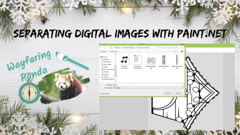 Separating Digital Images with Paint.net