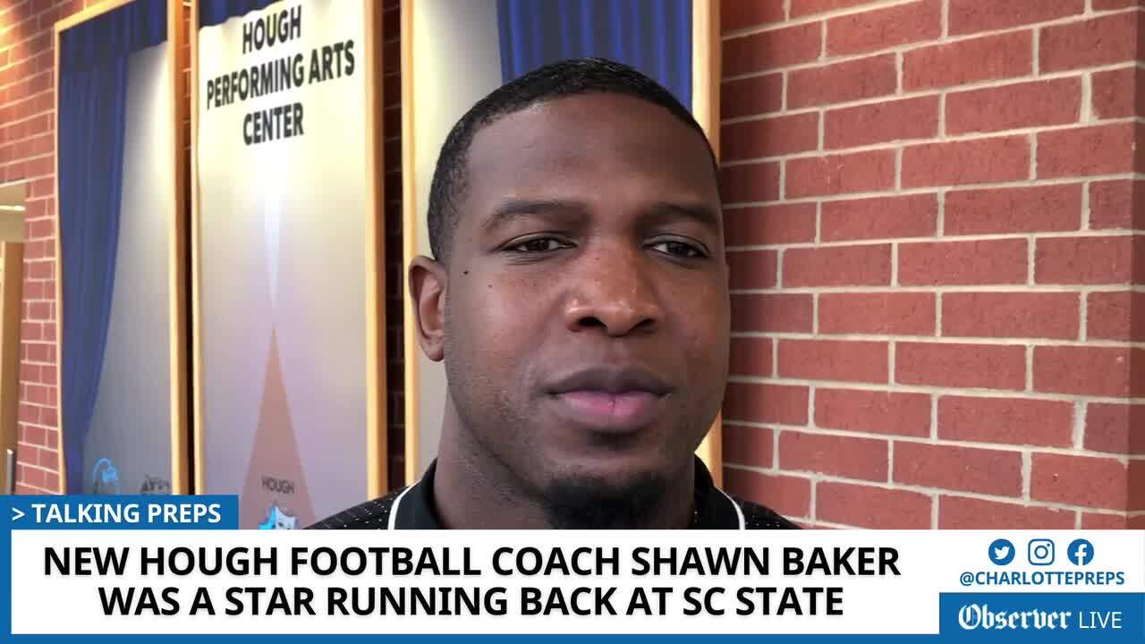 New Hough football coach Shawn Baker excited to return to campus