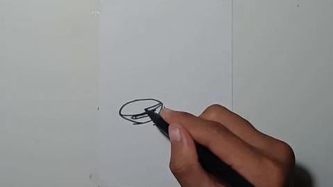 Drawing Graffity Character alien smoking weed colour 