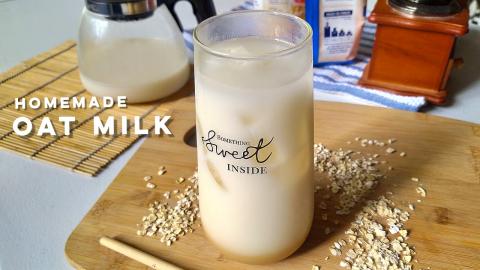 How to make Oat Milk at Home | Super easy Vegan Milk | No...