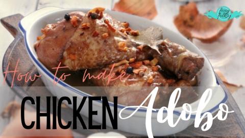How to make CHICKEN ADOBO (with Browned Garlic)