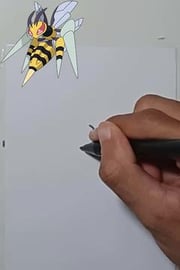 Drawing Pokemon MEGA BEEDRILL