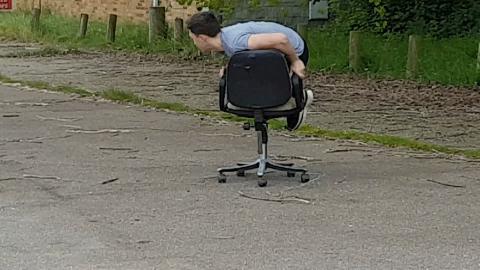 MESSING AROUND WITH CHAIR AT ABANDONED HOLIDAY PARK (CUT ...