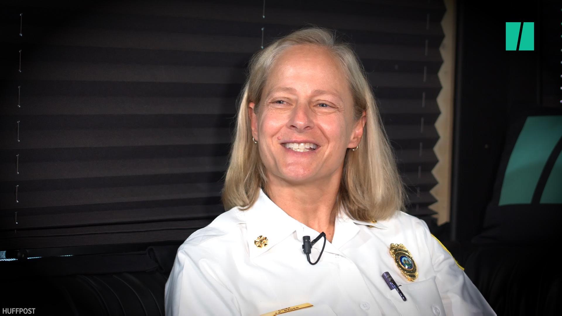 Bus Tour - Fire Chief Jan Rader//Charleston | HuffPost Videos