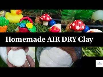DIY | Air Dry clay (Easy Recipe!! No Cooking! )| Homemade...