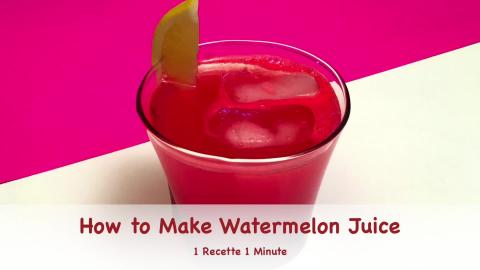 Yummy Refreshing Watermelon Juice / Easy Homemade Recipe