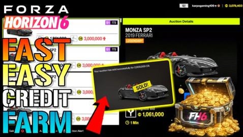 Forza Horizon 6: FAST & EASY CREDIT FARM! How To Make MIL...