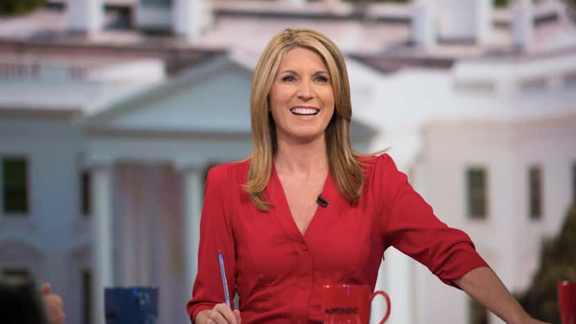 Nicolle Wallace on the set of her MSNBC program.