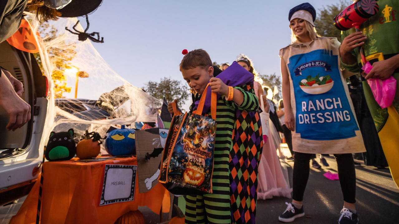 Halloween Trunk or Treat at Elk Grove's Markofer Elementary The