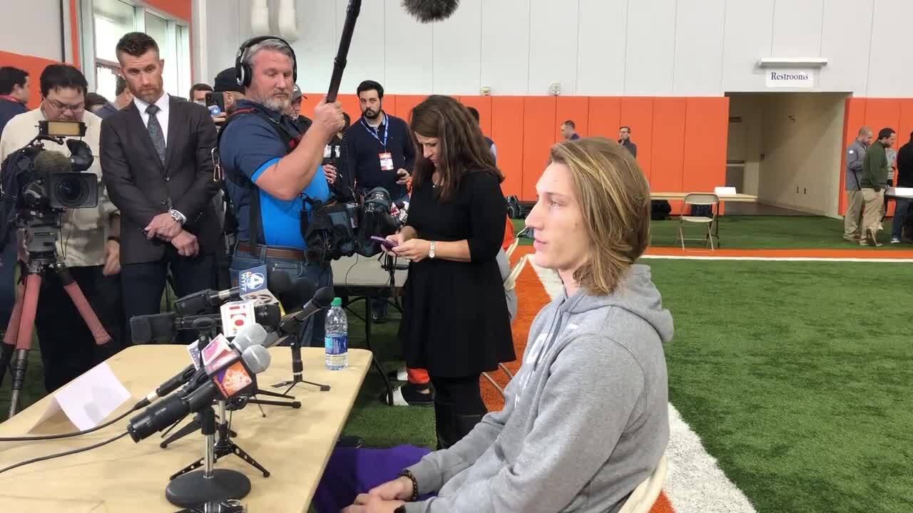 Clemson Football Trevor Lawrence Not Feeling Pressure Ahead Of Title Game The State 