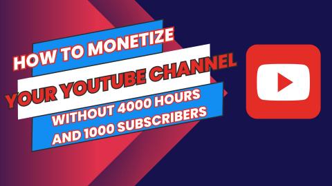 How To Monetize Your Youtube Channel without 4000 Hours a...