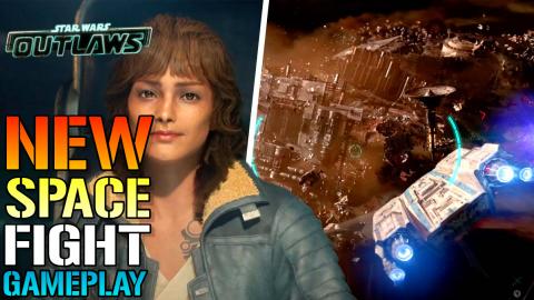 Star Wars Outlaw: NEW Space Combat & Sabotage Gameplay! N...