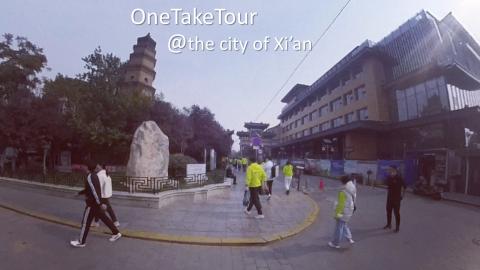 What is it like to visit the peaceful street in Xi‘an, ...