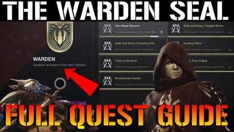 Destiny 2: Warden Seal | Full Quest Guide (How To Get Thi...