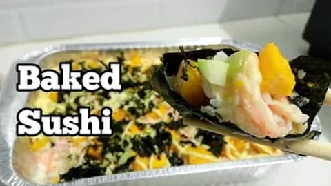 BAKED SUSHI _ How to make Baked Sushi _ Pinoy Recipe | Ta...