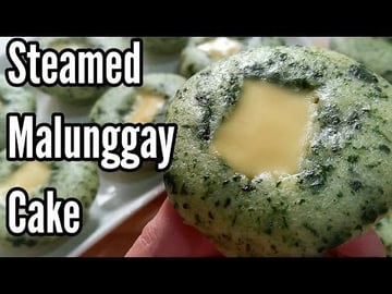 STEAMED MALUNGGAY CAKE | How to make Malunggay cake witho...