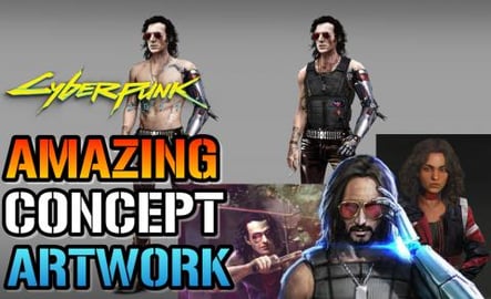 Cyberpunk 2077: Amazing Concept Art Work! For V, Johnny S...