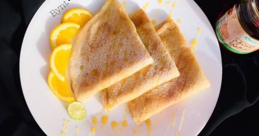 No Added Sugar Sweet Banana Pancakes-Crepes Recipe