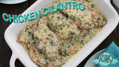 Easy Creamy One Pan CILANTRO CHICKEN