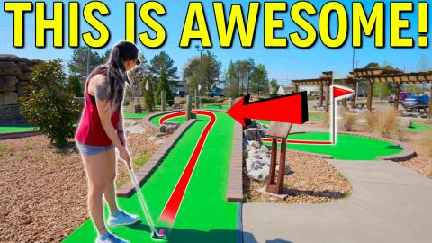 One In A Million Mini Golf Path! - Can We Make It?! - Par...