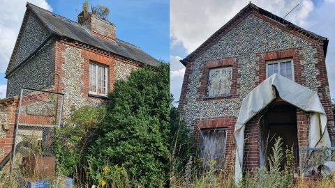 POV ABANDONED HOUSE EXPLORE