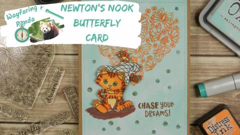 Newton's Nook Butterfly Card
