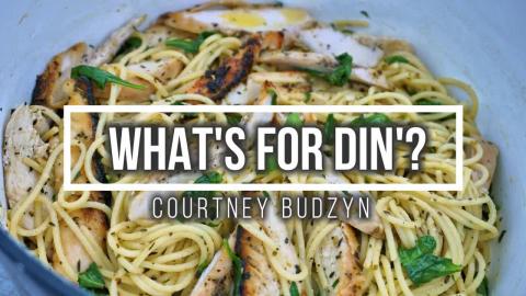 Lemon Garlic Chicken & Pasta Recipe 