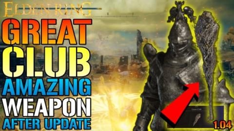 Elden Ring: Colossal Great Club! Is AMAZING After Update!...