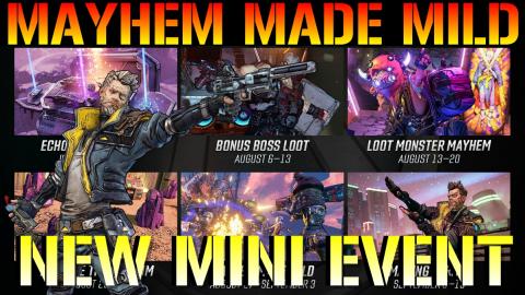 Borderlands 3: NEW MAYHEM MADE MILD EVENT! (August 27th -...