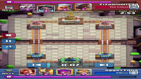 Clash Royale: 30/12 gameplay (mother witch build)