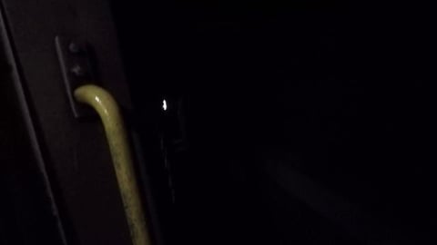 Train Crossing Twin Tunnels 