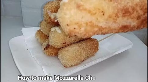 TasteBuds124 _ HOW TO MAKE MOZARELLA CORNDOG