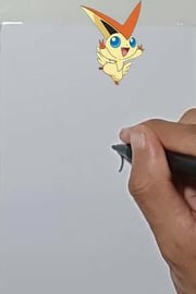 Drawing Pokemon Victini