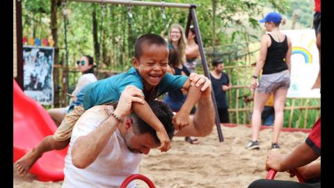 16 People. $10000. 1 Goal - Build a Playground.