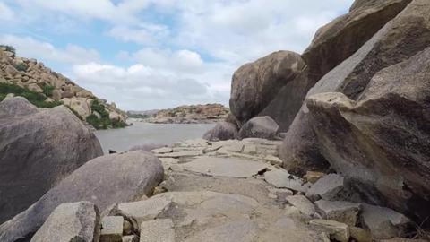 Passage through Boulder Cave | Hampi
